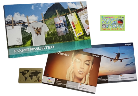 Papiermusterordner von Druckshop-24.de